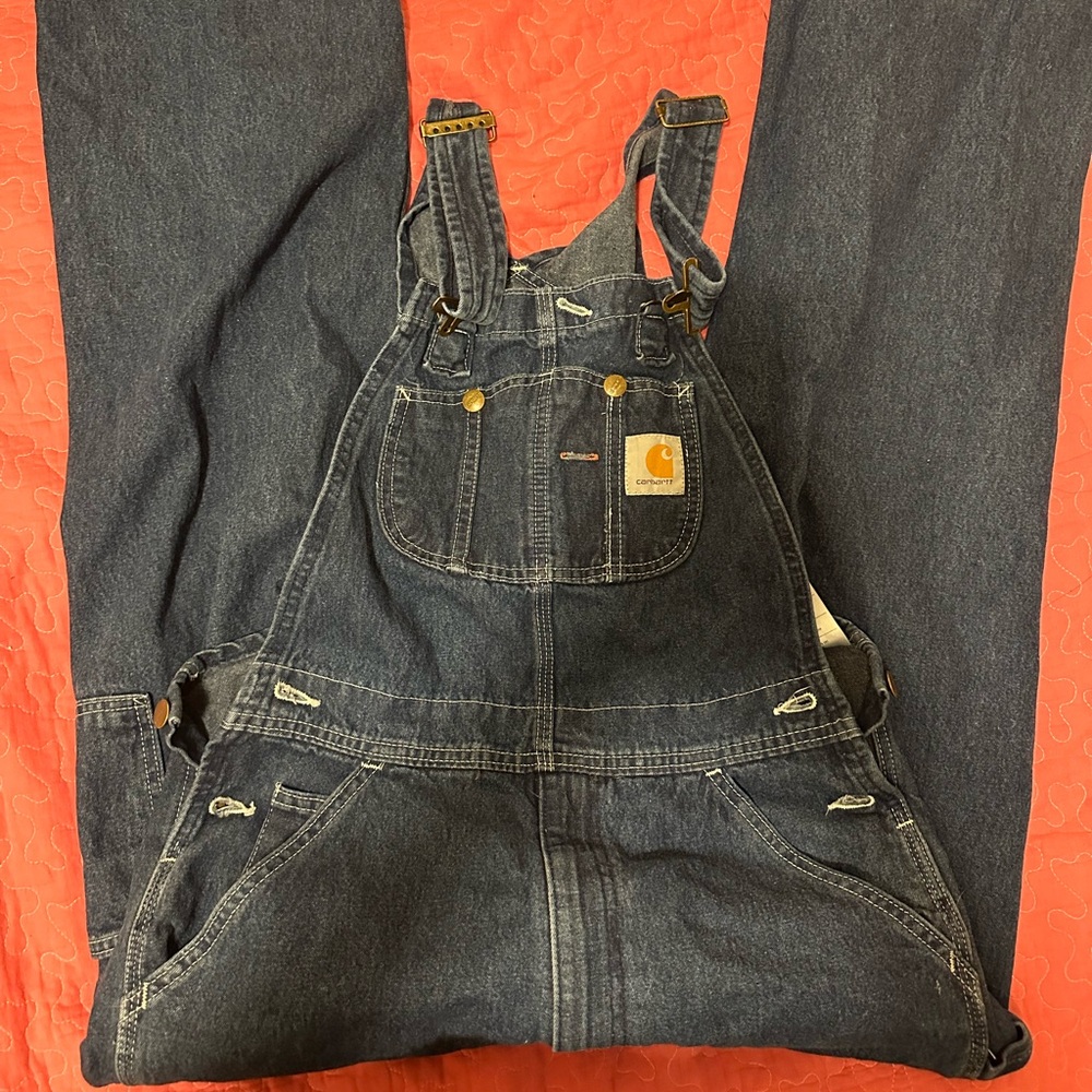 Carhartt denim overalls